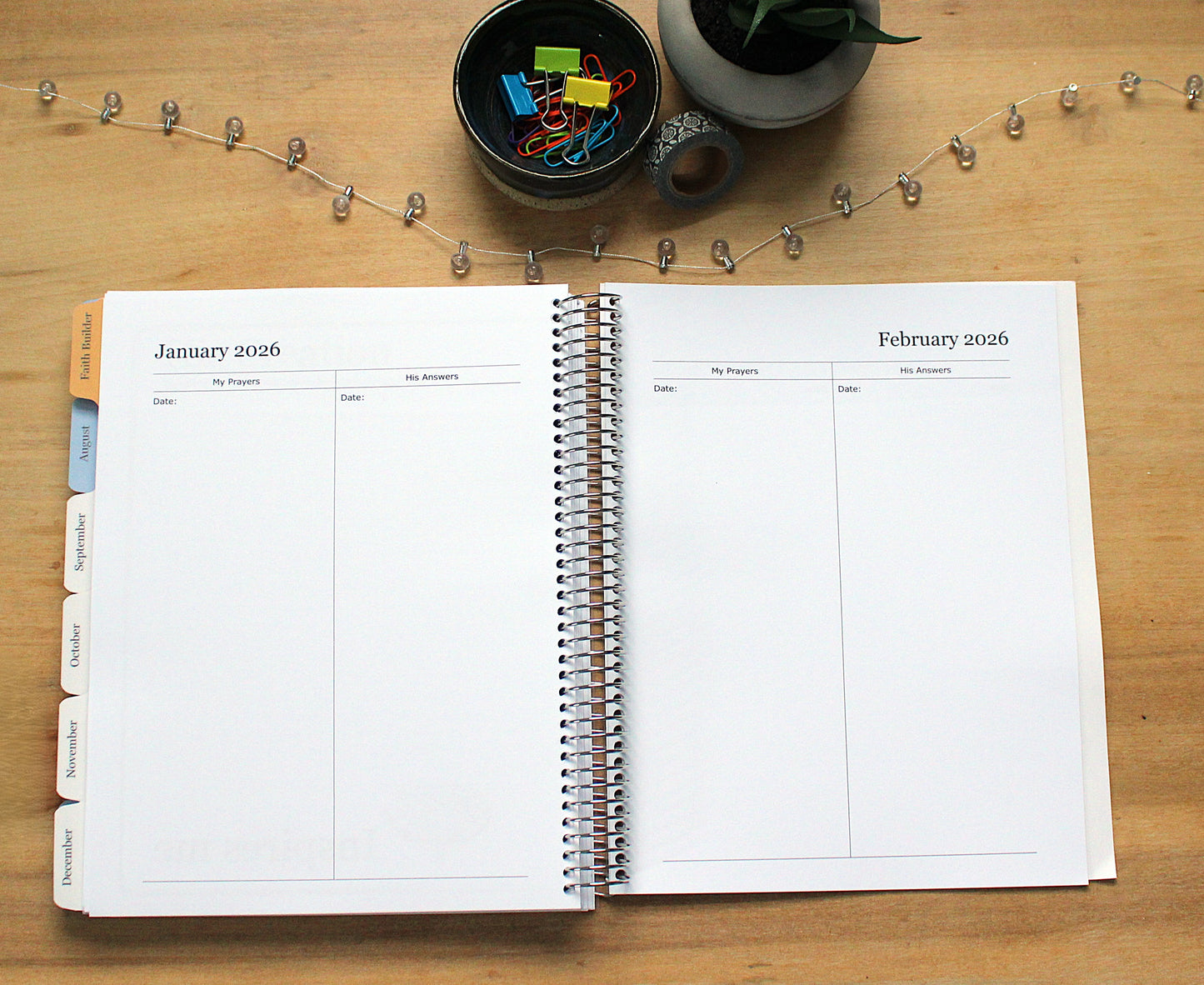 2026 In Awe and Wonder Weekly Planner (Water)