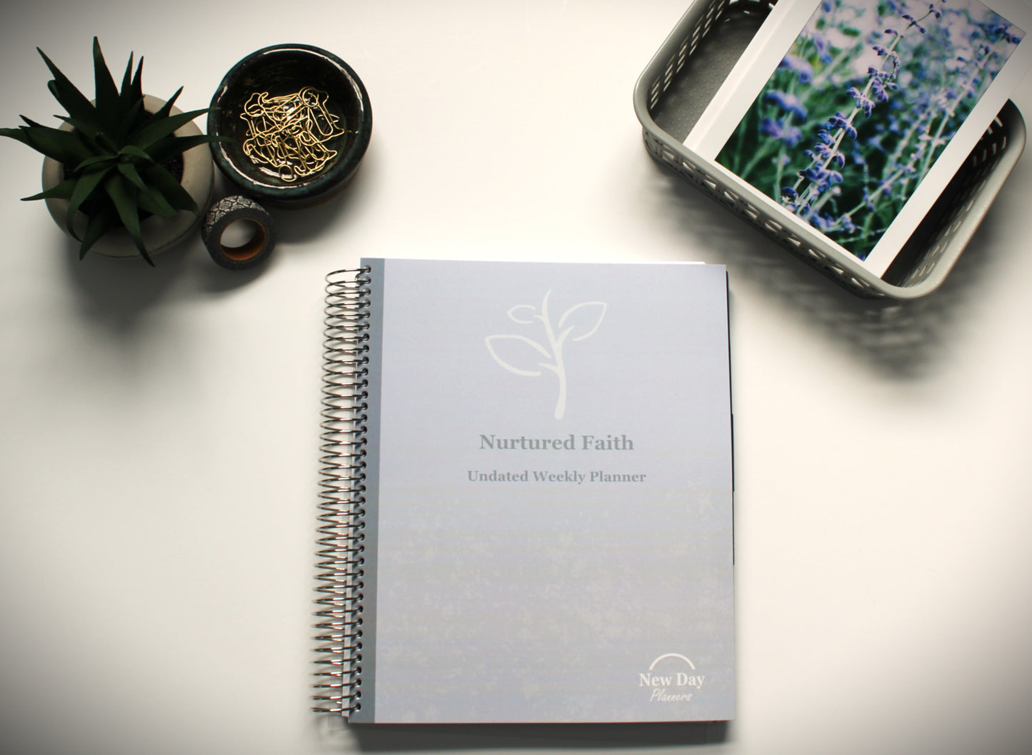 UNDATED Nurtured Faith Weekly Planners--Gray