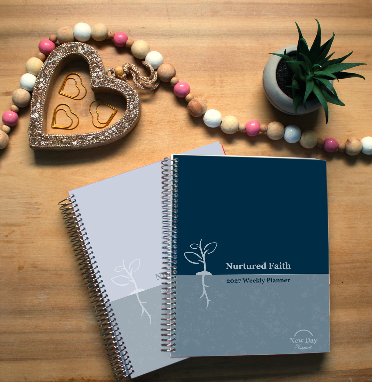 2027 Nurtured Faith Planner (Monday-Sunday Original Weekly View) Gray