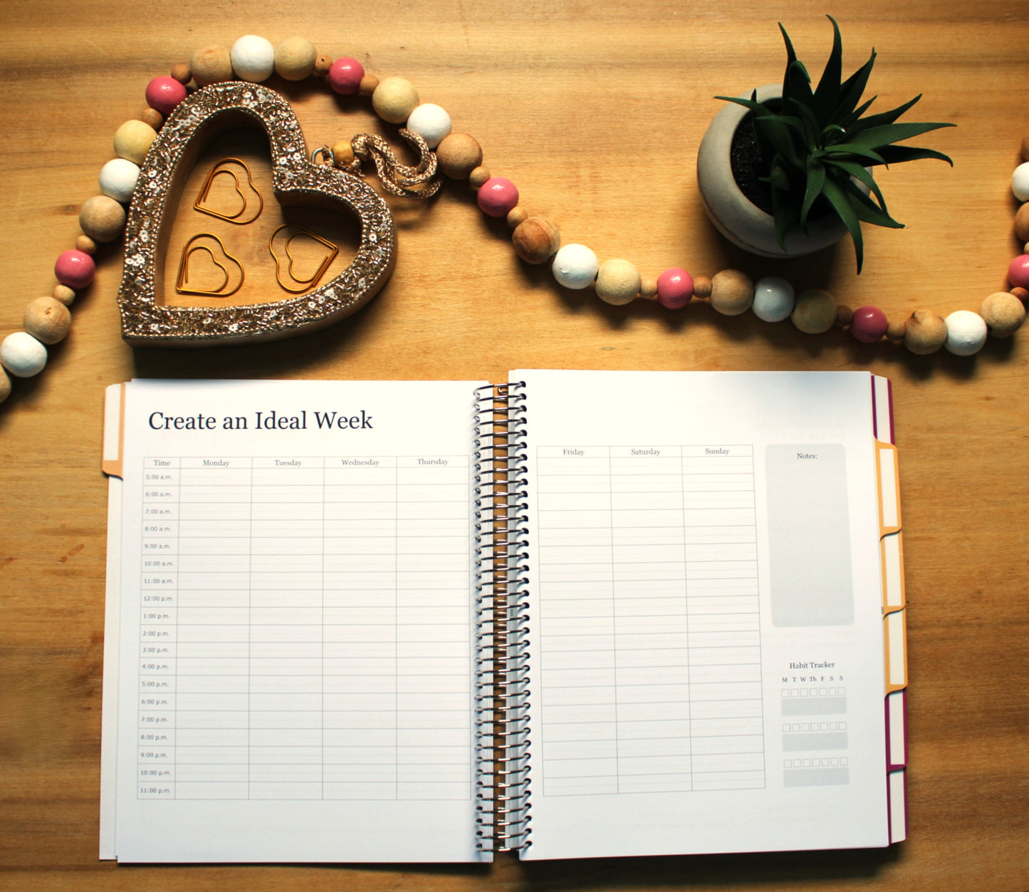 UNDATED In Awe and Wonder Weekly Planner (Bird)