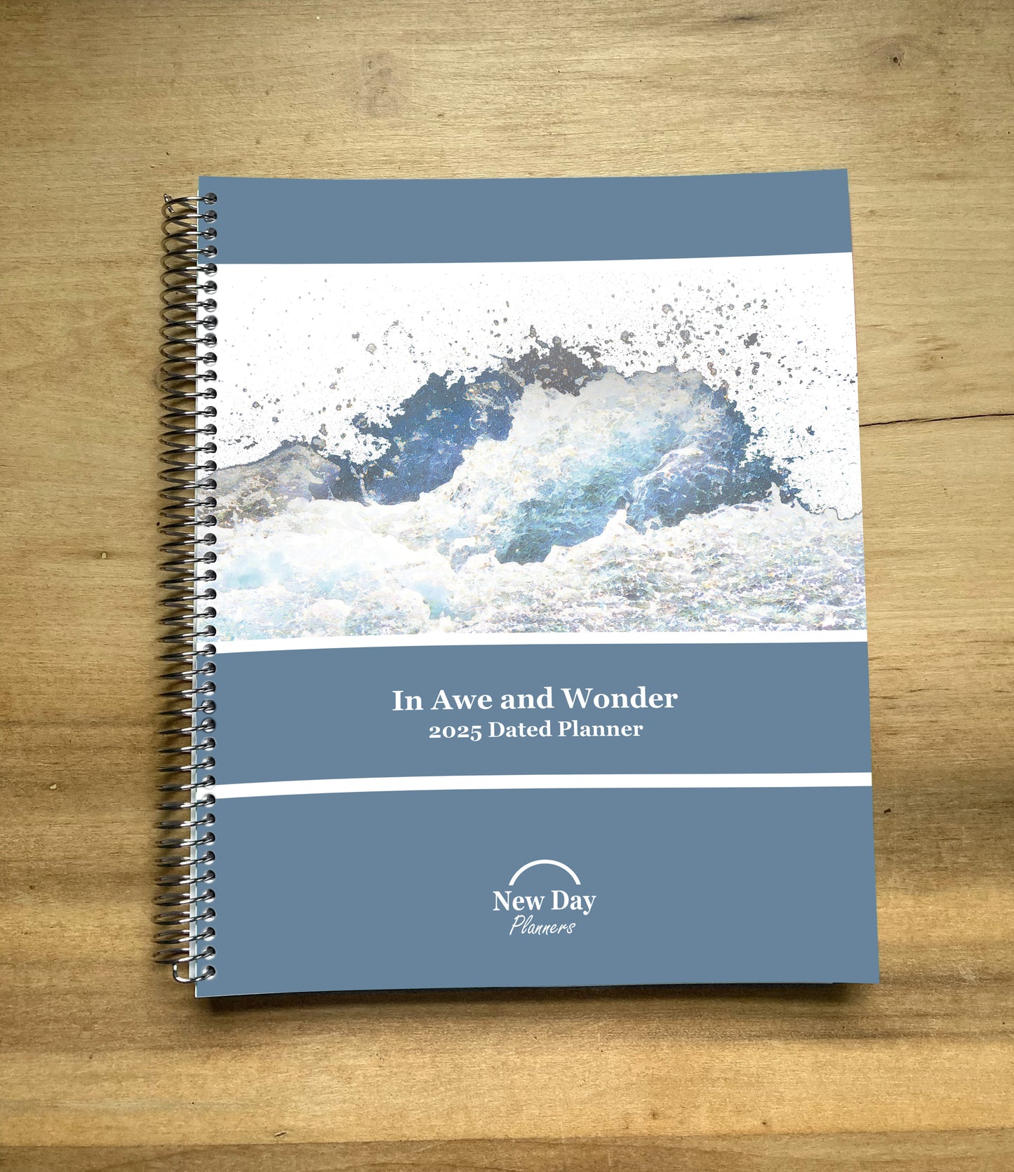 In Awe and Wonder 2025 Planner (Water Cover)