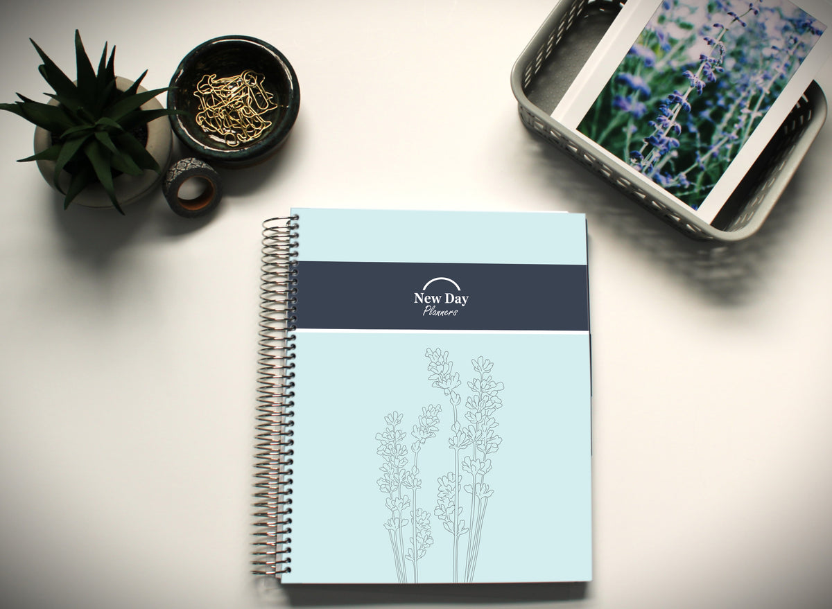 UNDATED Weekly Faith-Based Productive Planner (Light Blue)