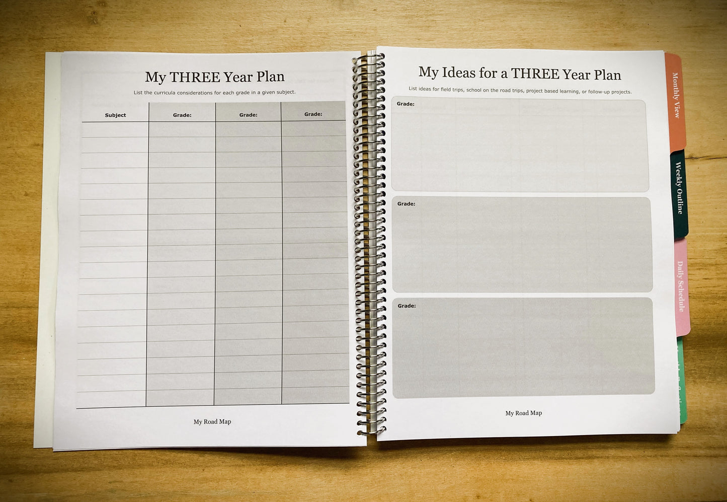 Everyday Homeschooling-Undated Planner