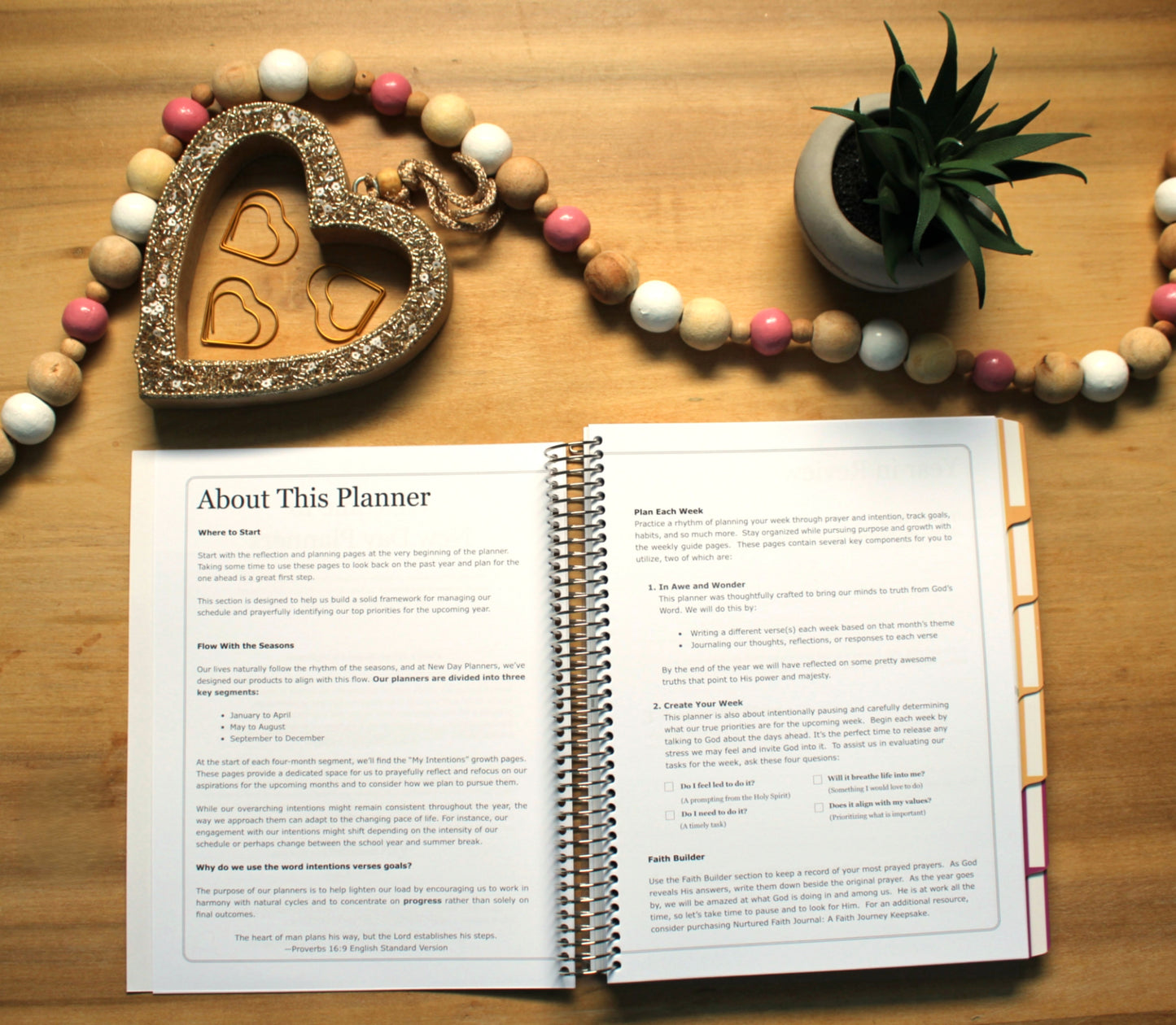 UNDATED In Awe and Wonder Weekly Planner (Bird)