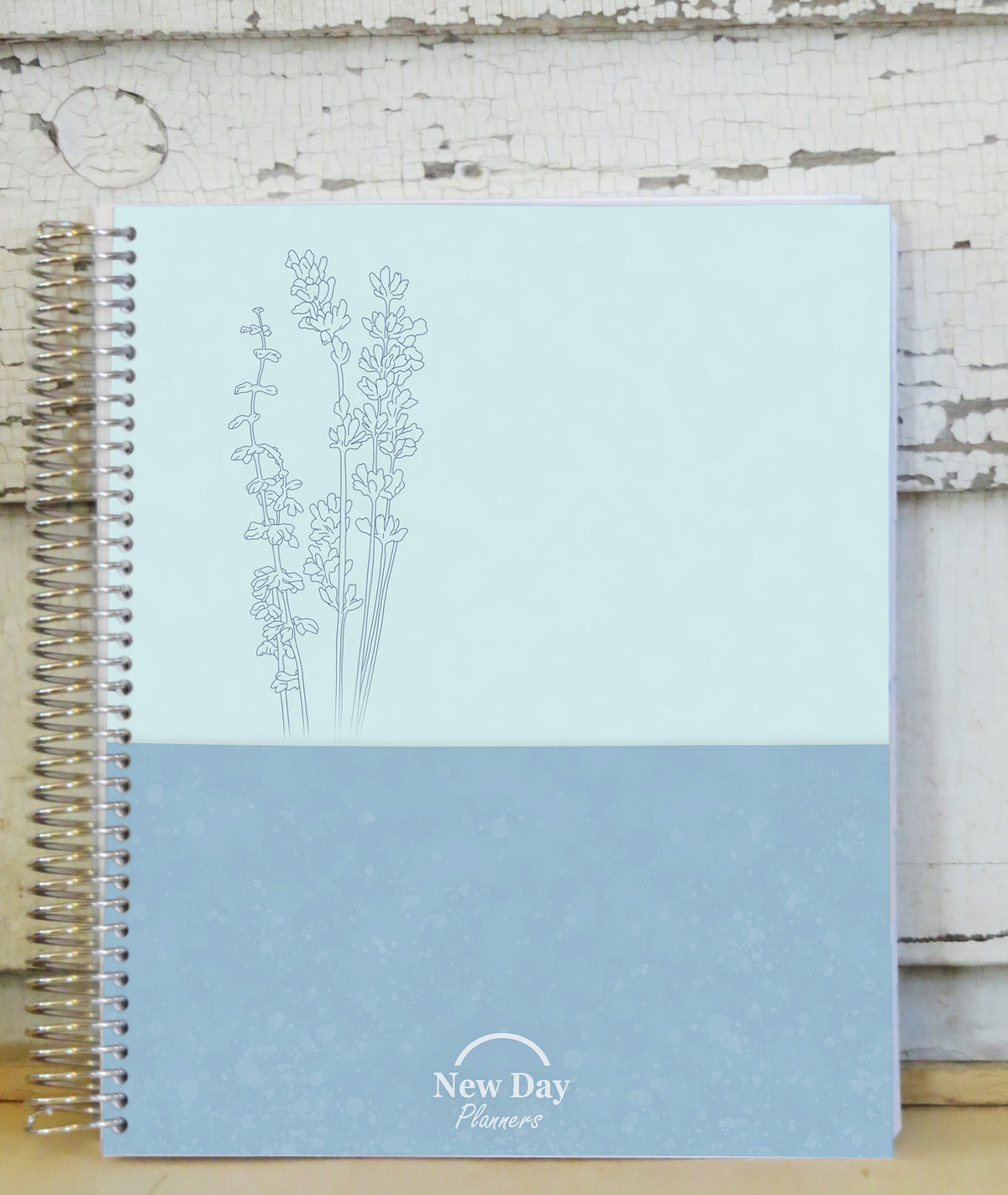 2027 Sunday-Saturday Weekly Faith-Based Productive Planner (Light Blue on Blue)