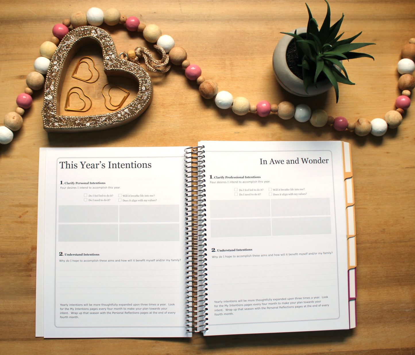 UNDATED In Awe and Wonder Weekly Planner (Bird)