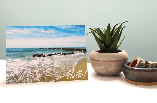 Greeting Cards: "Hello" Ocean Cards (8 cards/pack)